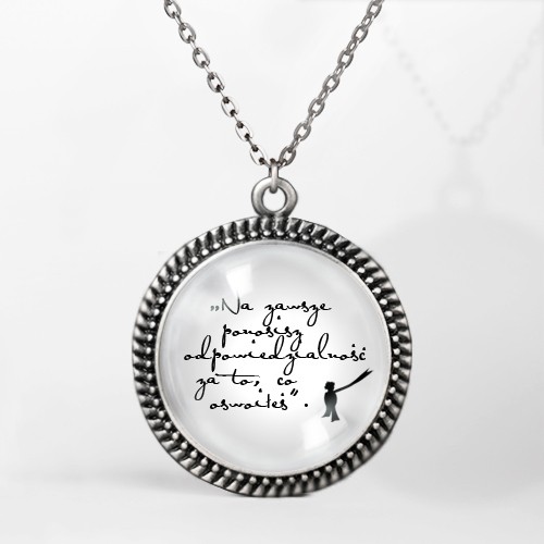 Mały Książę -  medalion silver Makaliboo