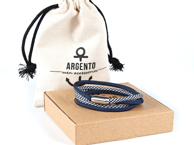 Sportowa Męska bransoletka paracord Argento akcesoria