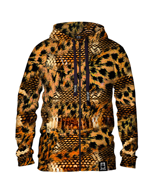 bluzy męskie Męska Bluza Expres Zamek DR.CROW Cobra