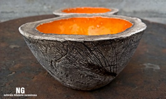 Miseczka z serii Grain. NG Autorska bizuteria ceramiczna