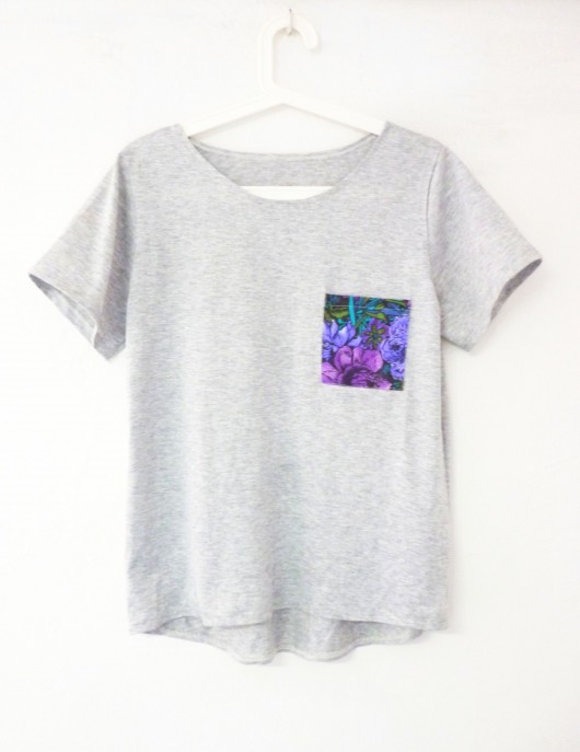T-shirt Violet Pocket magicboxshop