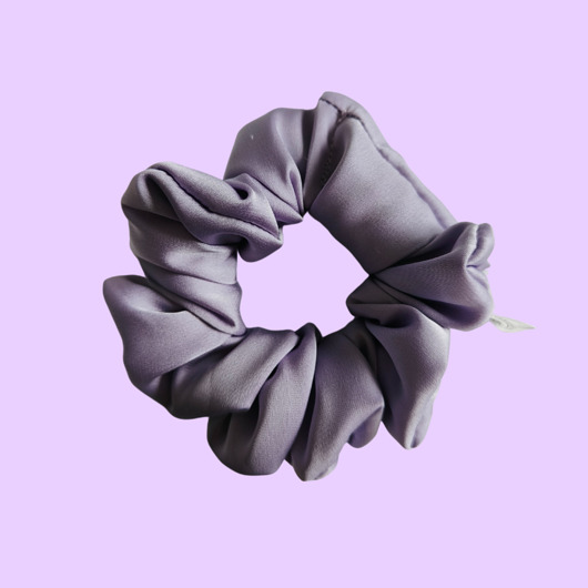 gumki do włosów Satynowa gumka satynowa scrunchie owijka frotka lawenda MIDI