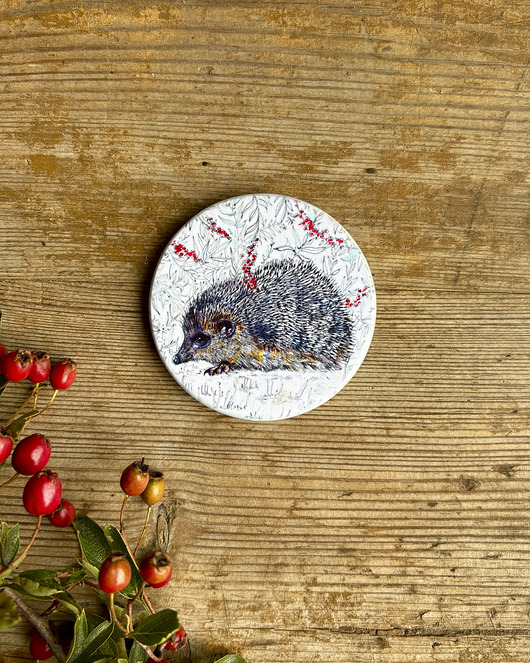 magnesy Jeżyk- Magnes ceramiczny- Ilustracja- Zwierzaki