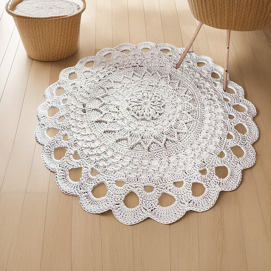 dywany Okrągły dywan bawełniany Rustic Style 120 cm