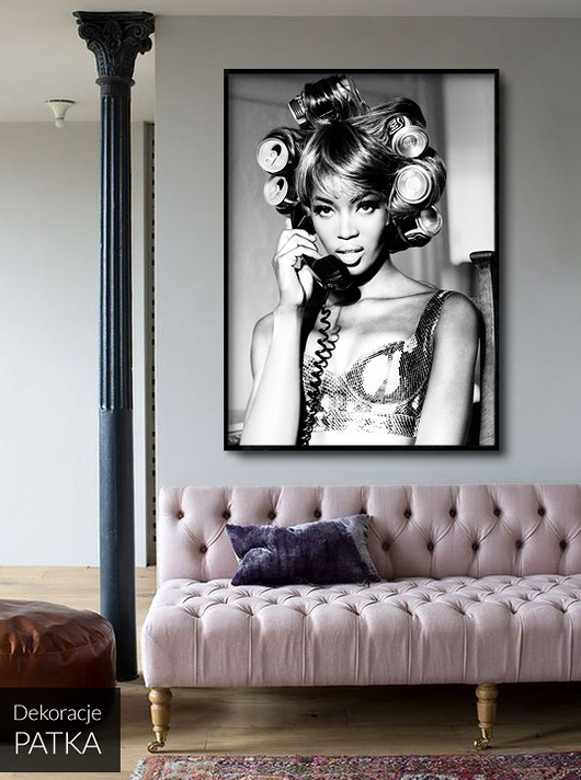 Naomi Campbell - dekoracja wnętrz Dekoracje PATKA Patrycja Kita
