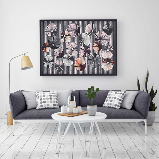 grafiki i ilustracje Makowa łąka 50x70cm