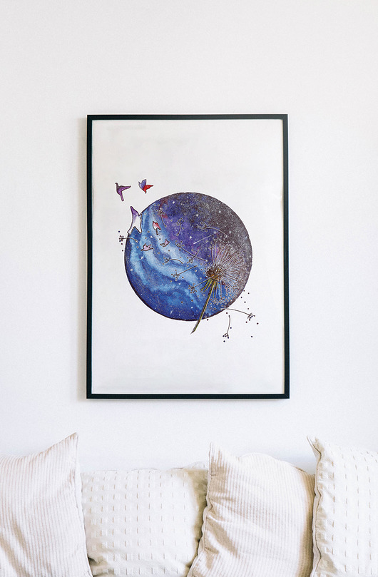 Wydruk  ilustracji Zmiana Arty arty