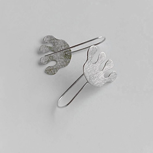 kolczyki - inne Kolczyki srebrne KWIAT