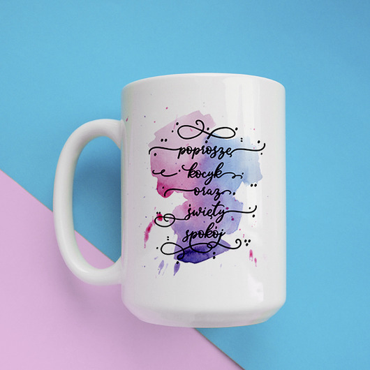 kubki Poproszę spokój kubek 450ml