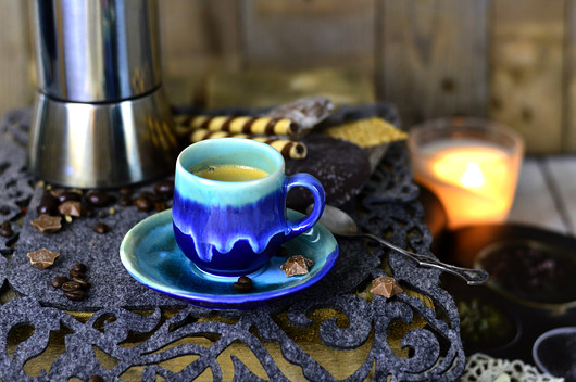 Filiżanka espresso 100 ml ze spodkiem  ArtMika design