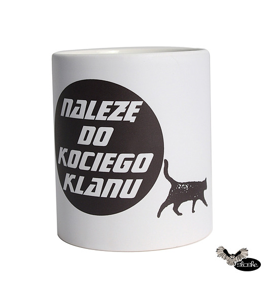 Należę do kociego klanu, kubek 330ml Sowia Aleja