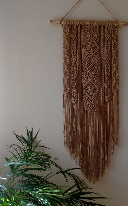 Makrama 'Africa' 40x120 kolor ceglasty lub inny Makrama Decor