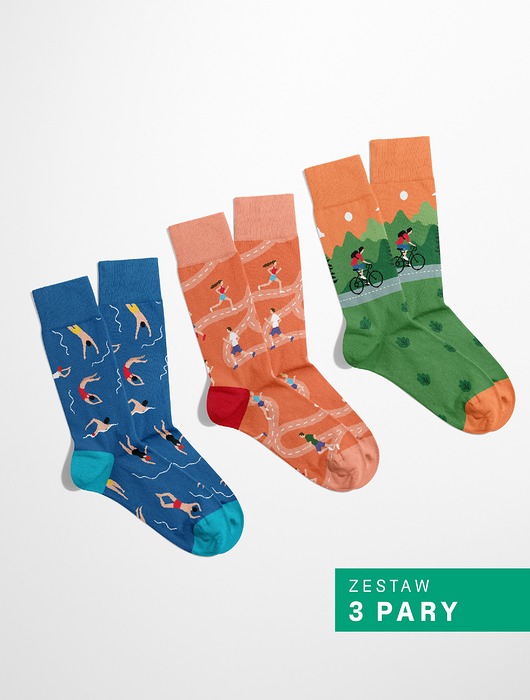 skarpetki męskie Zestaw skarpetek  dla miłośników sportu Activity Set