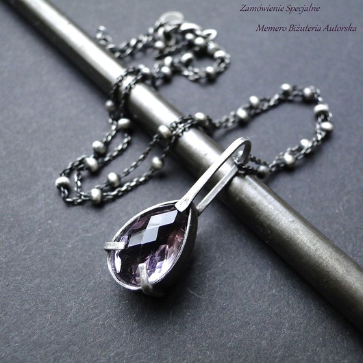 wisiory Zamówienie- naszyjnik Kropla