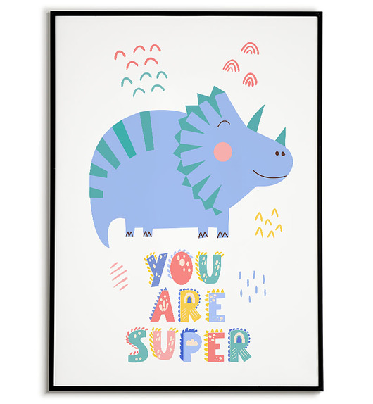 plakaty Plakat dla dziecka DINOZAURY