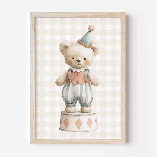 obrazy i plakaty do pokoju dziecięcego Plakat Na Ścianę Dla Dzieci Bajkowy Cyrk nr. 10