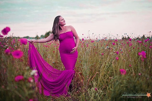 Suknia  ciążowa,sesja foto WYBIERZ KOLOR Fascynatory
