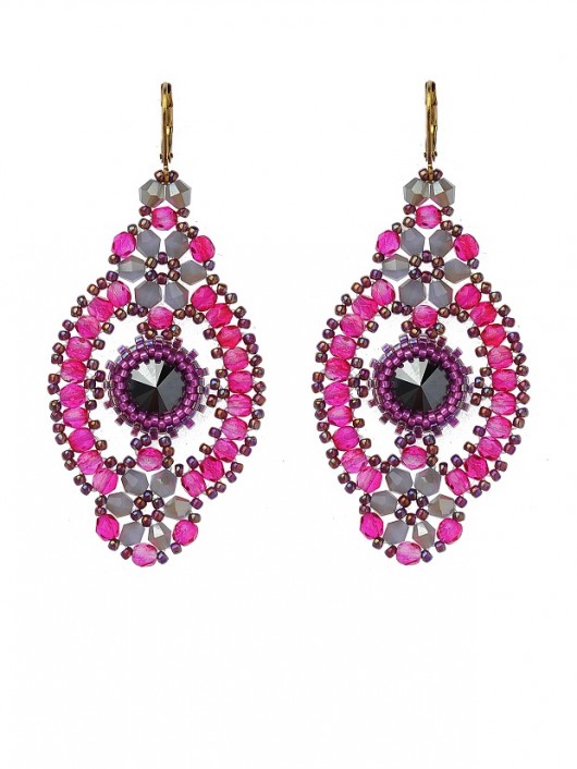 Glossy earrings Republika jewelry