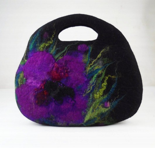 Jedwabnofilcowa Torebka: Living Bag filcant