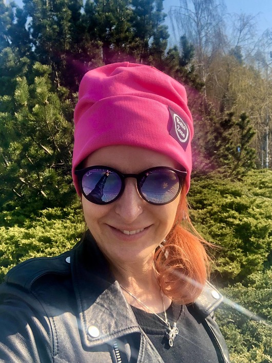 czapki damskie I'm SKATE Beanie HOT PINK