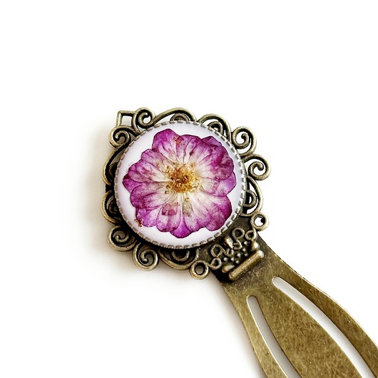 zakładki do książek Zakładka do książki z kwiatami