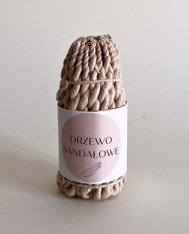 akcesoria do jogi Kadzidło z czystymi ziołami DRZEWO SANDAŁOWE