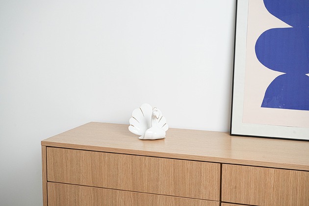 figurki i rzeźby Porcelanowa figurka paw, włoski design, lata 70, produkcja: Włochy