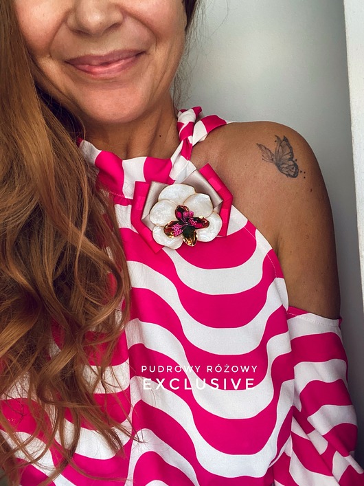 broszki Kolekcja  Exclusive  Brosza z  imponującym kwiatem