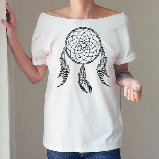 Dreamcatcher Oversize Biały ONE MUG A DAY
