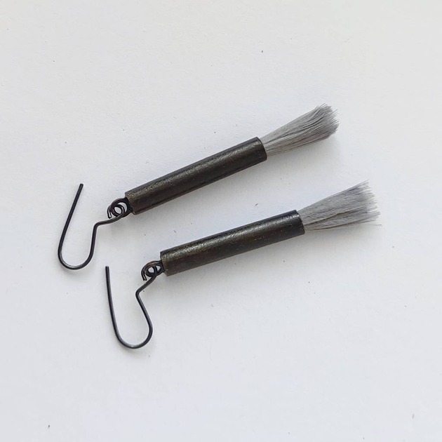 kolczyki z piórami PIÓRKO kolczyki