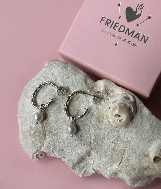 kolczyki pozłacane Kolczyki Plates Silver - srebro 925