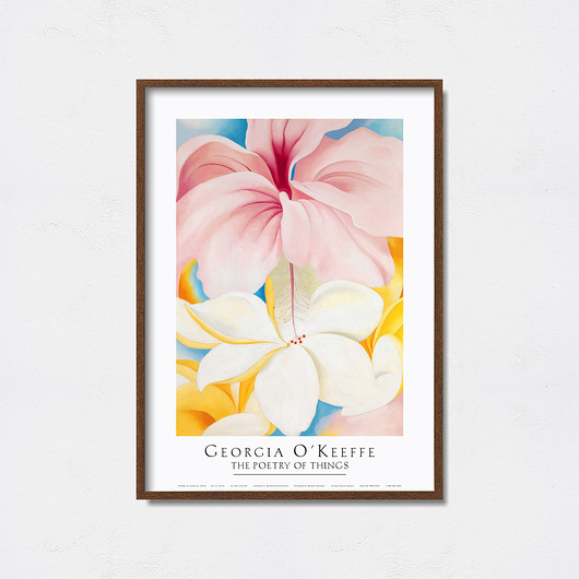 Georgia OKeeffe plakat do wystawy Pas De LArt