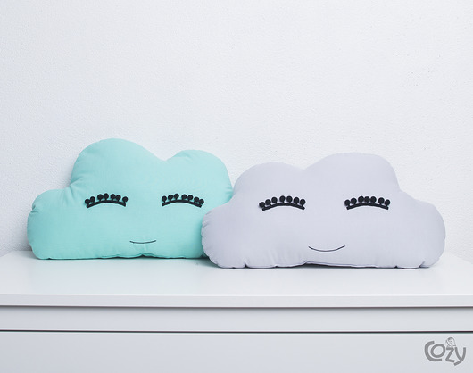 ZESTAW PODUSZEK cloud MINT&GREY COZY and DOZY