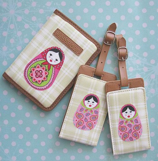 Travel Set - zestaw podróżny z matrioszką :) AylaArt