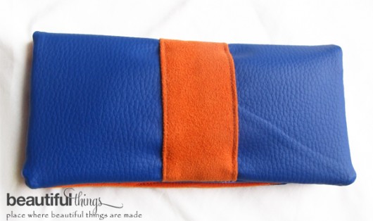 Portfel orange+blue beautifulthings