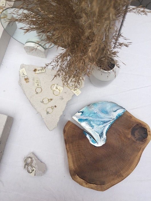 Patera Drewniana Blue Lagoon Milasoo