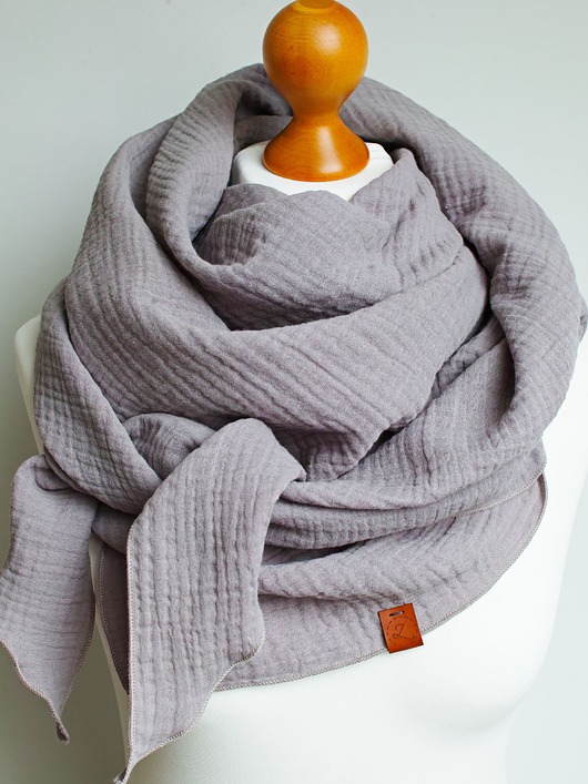 szale damskie Chusta muślinowa damska, uniwersalna chusta bawełniana