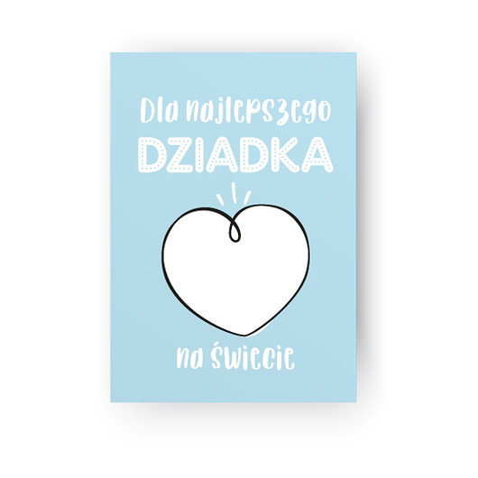Laurka na Dzień Dziadka / książeczka / kartka spoko motyw