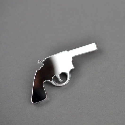 mini pistolet felt label
