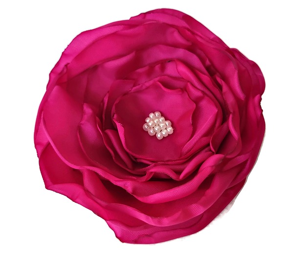 broszki Ciemna fuksja broszka 8cm