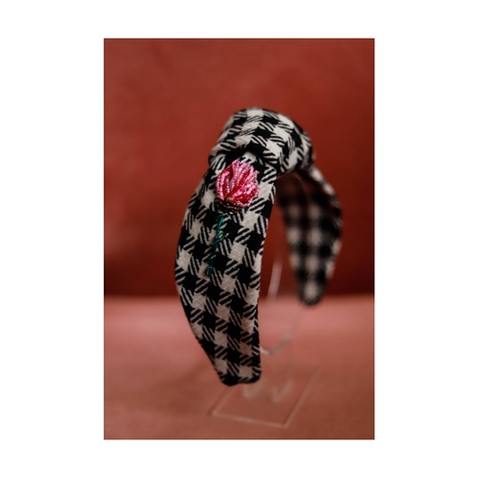 opaski do włosów Opaska z tulipanem