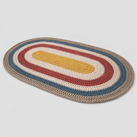dywany Owalny dywan Sunset Harmony