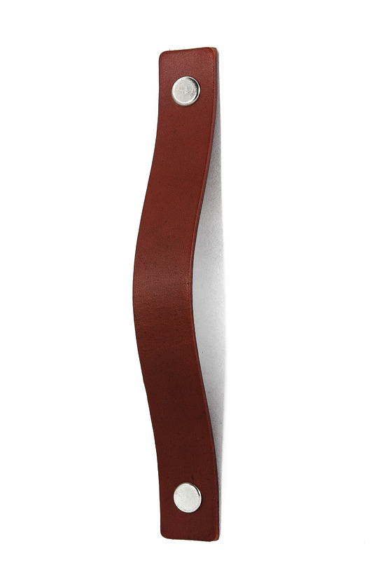 gałki do mebli Skórzany uchwyt meblowy COLORISO BORDEAUX