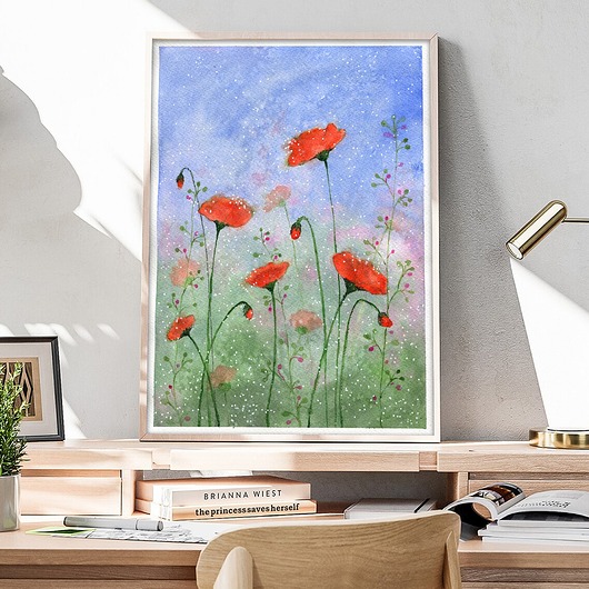 grafiki i ilustracje Maki. plakat