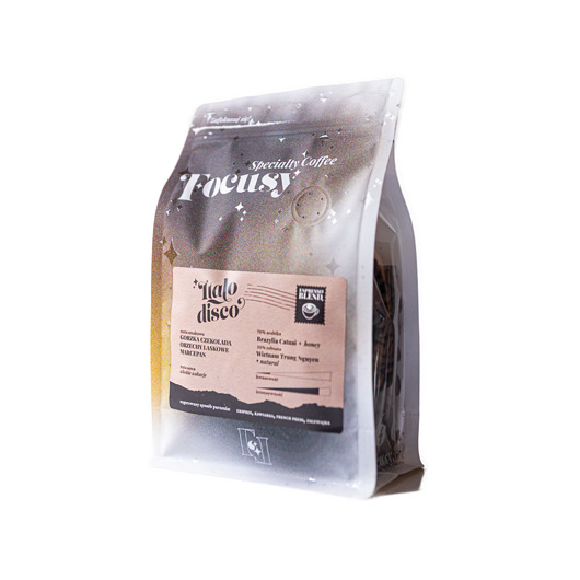 kuchnia - różne Kawa ziarnista ItaloDisco  gęste i mocne espresso 250 g