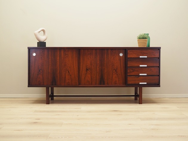 komody i szafki Sideboard palisandrowy, duński design, lata 70, produkcja: Dania