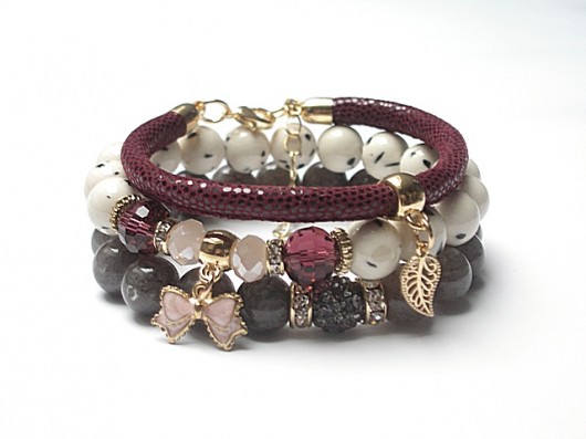 Burgund and grey  /22-10-15/ set KiKa pracownia
