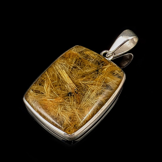 wisiory Kwarc z rutylem