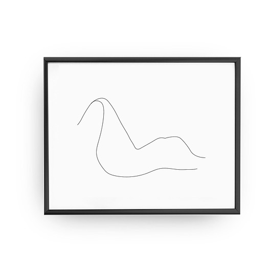 Plakat Kobiece ciało, Złota folia ZlotePlakaty