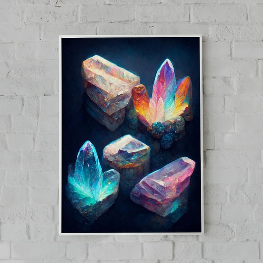 plakaty Plakat Magia Kryształów 1